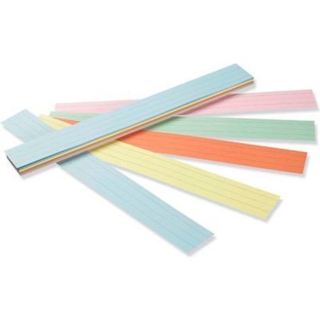 PACON CORPORATION Pacon® Sentence Strips, 3" x 24", Assorted, 100 Strips/Pack 5165